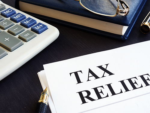 Tax relief paperwork